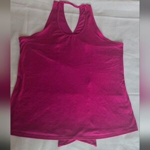 Athleta Magenta Racerback Tank Top